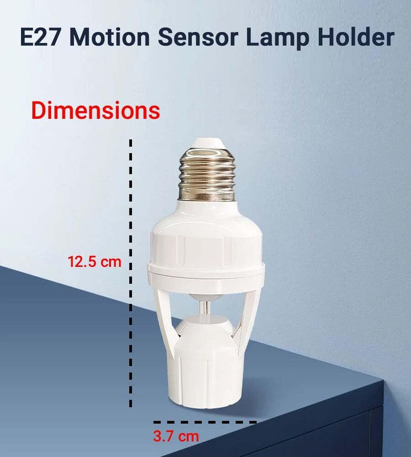 Motion Sensor Light Socket Automatic PIR Motion Detection Bulb Holder