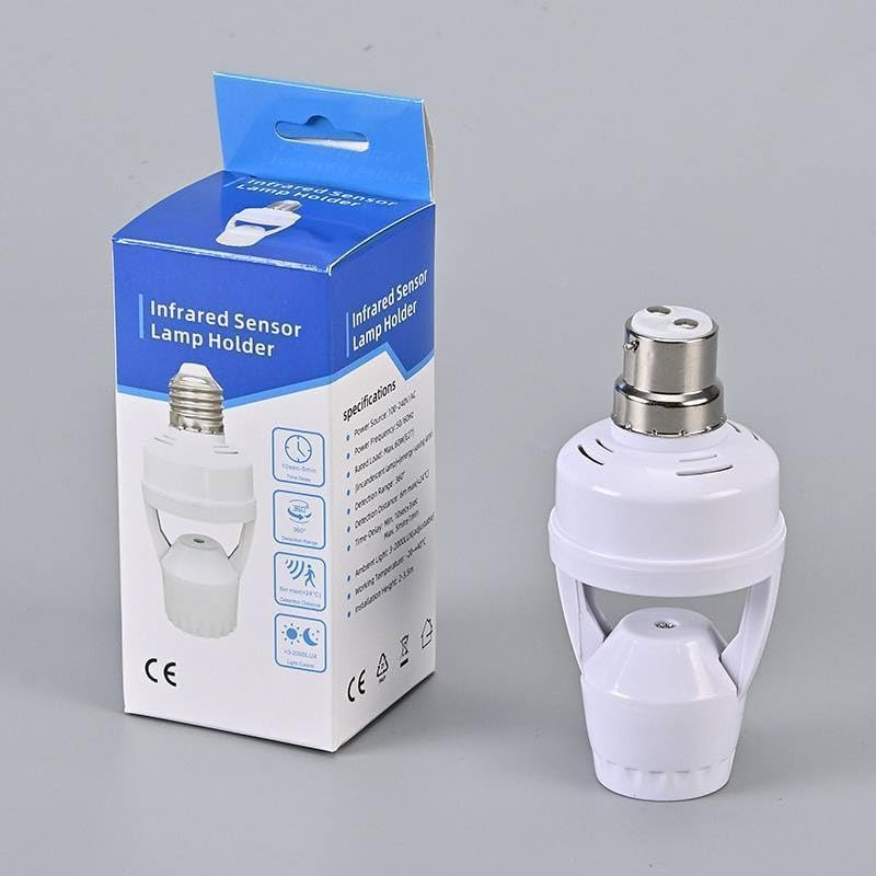 Motion Sensor Light Socket Automatic PIR Motion Detection Bulb Holder