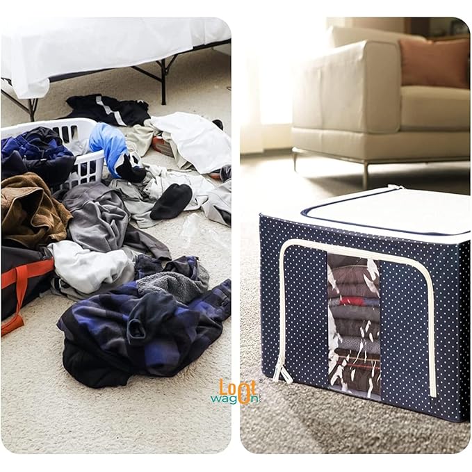 Cloth Storage Bag Steel Frame