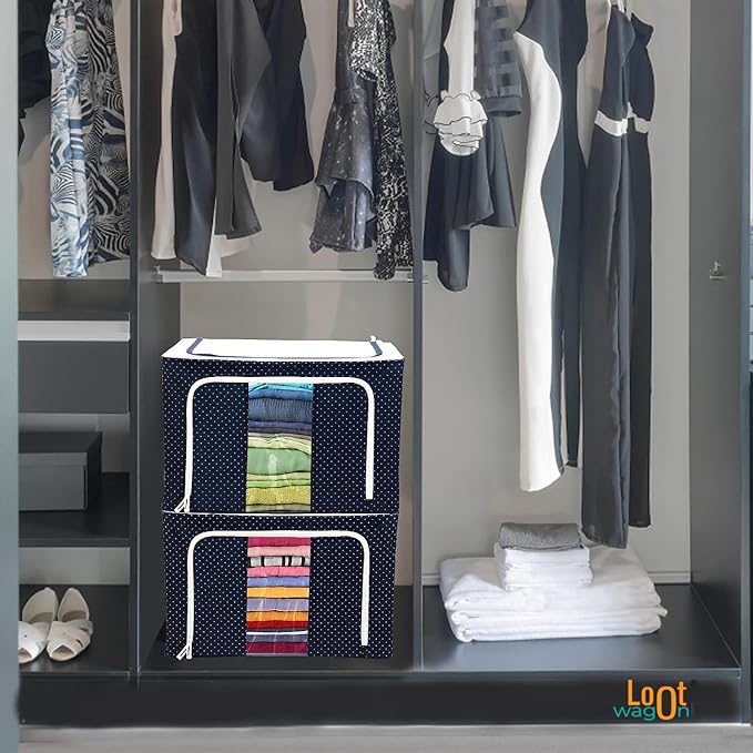 Cloth Storage Bag Steel Frame